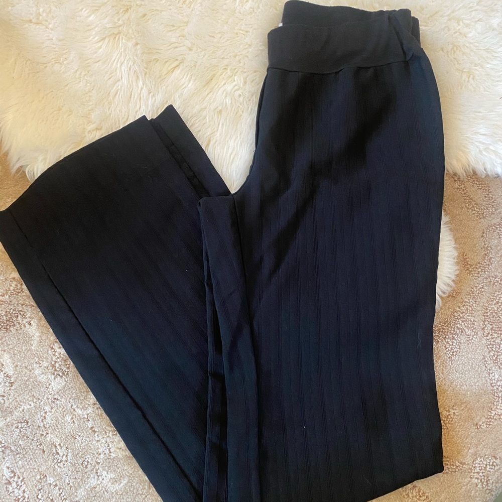 Black maternity slacks - Picture 3 of 4
